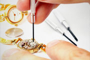 Man reparring a watch