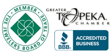 Member of the Jewelers Board of Trade / Better Business Bureau / Greater Topeka Chamber of Commerce